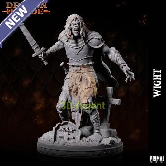 Wight C – Dragonblade – Primal Collectibles Resin Miniature - Toys & Games:Wargames &