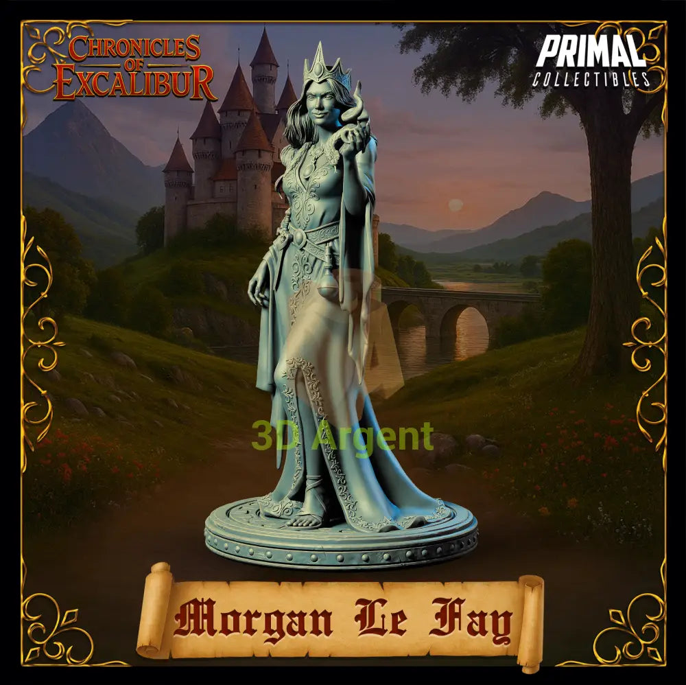 Witch - Morgan le Fay - Fantasy compatible D&D DragonLance Miniatures Primal