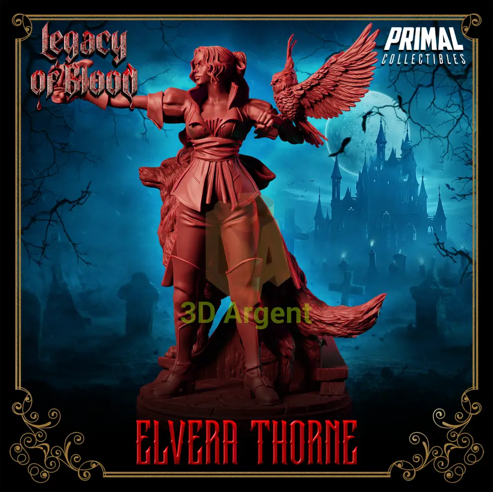 Wizard - Elvera Thorne Fantasy compatible D&D DragonLance Miniatures Primal Toys & Games:Wargames &