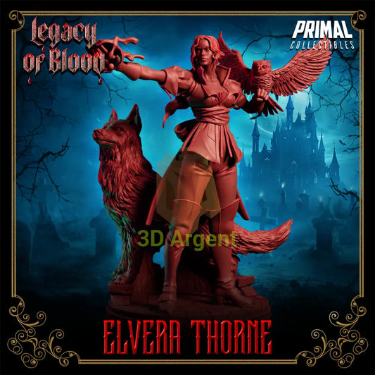 Wizard - Elvera Thorne Fantasy compatible D&D DragonLance Miniatures Primal Toys & Games:Wargames &
