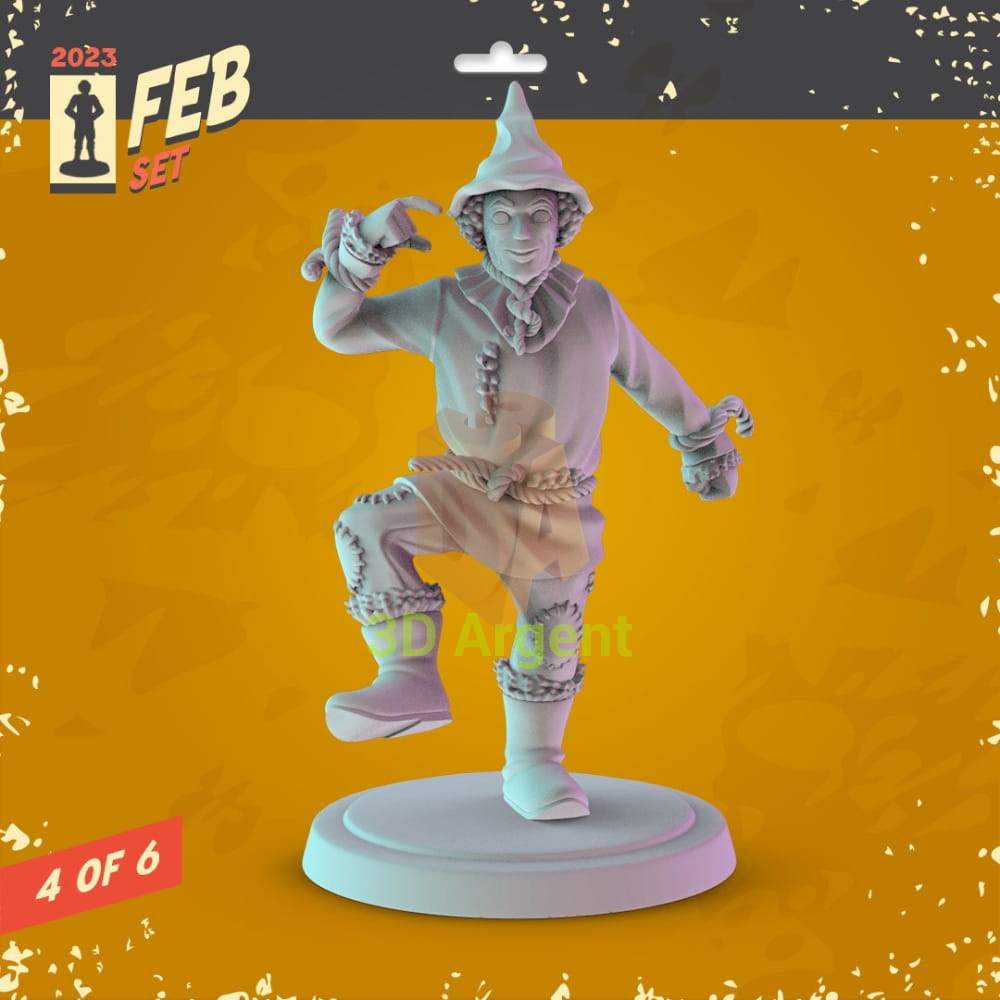 Wizard of Oz Figures compatible D&D DragonLance Miniatures Pop Minis - 4 Scarecrow - Toys & Games:Wargames &