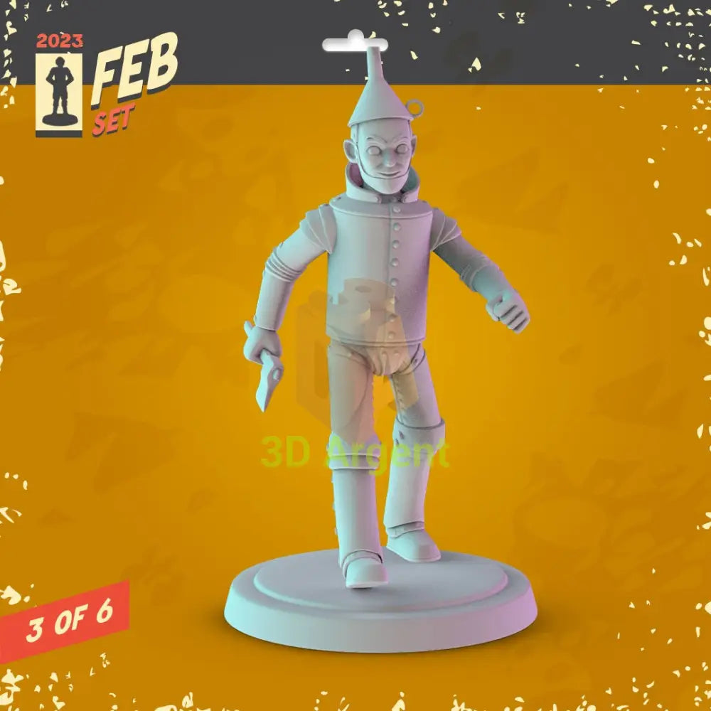 Wizard of Oz Figures compatible D&D DragonLance Miniatures Pop Minis - 5 Tin Man - Toys & Games:Wargames &