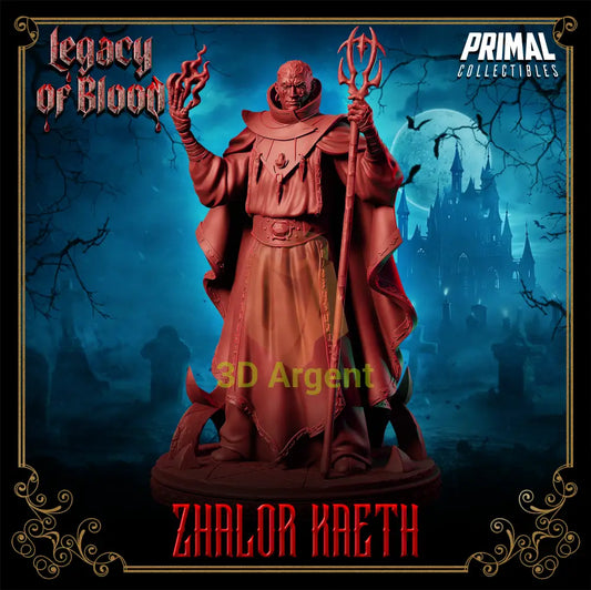 Wizard - Zhalor Kaeth Fantasy compatible D&D DragonLance Miniatures Primal Toys & Games:Wargames &