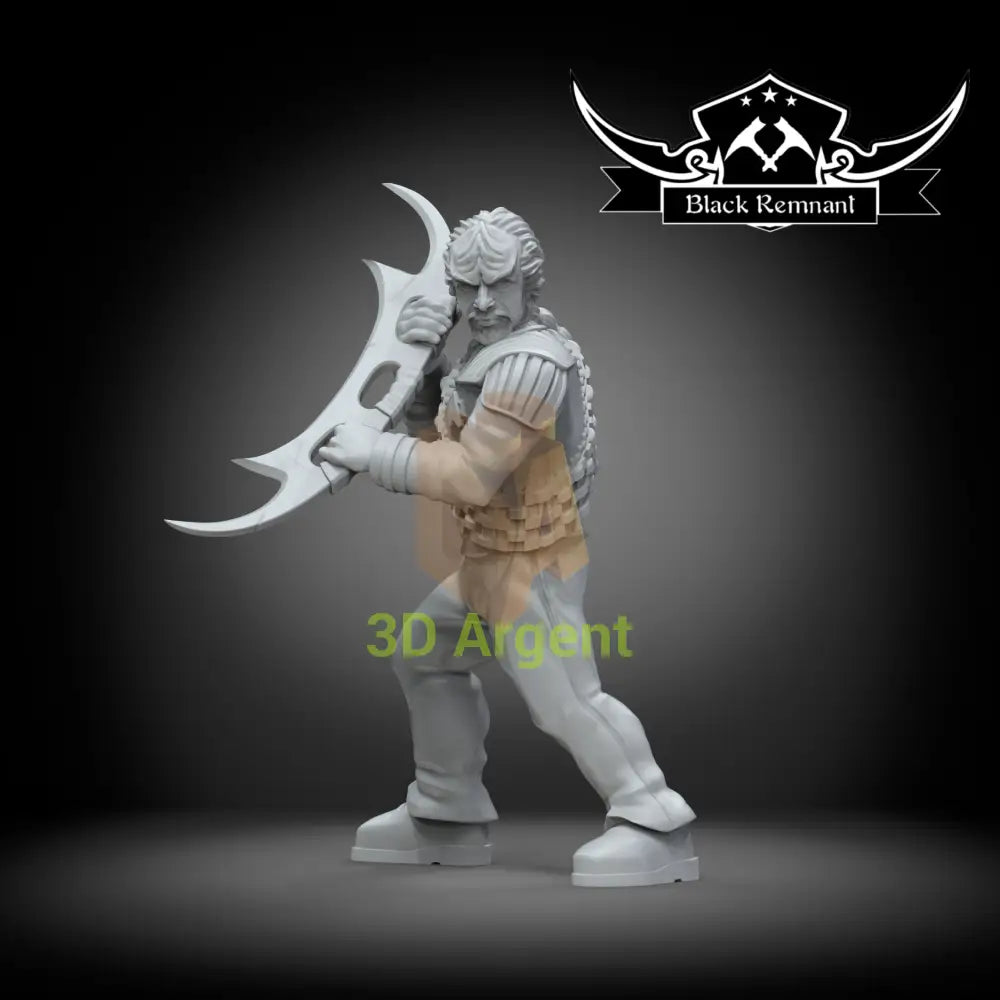 Worf Star Trek - Stargrave D&D 3D Printed Resin Miniatures Toys & Games:Wargames & Role-Playing:Star Wars