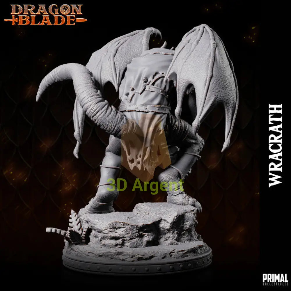 Wracrath Draconian Assassin – Dragonblade – Primal Collectibles Resin Mini - Toys & Games:Wargames &