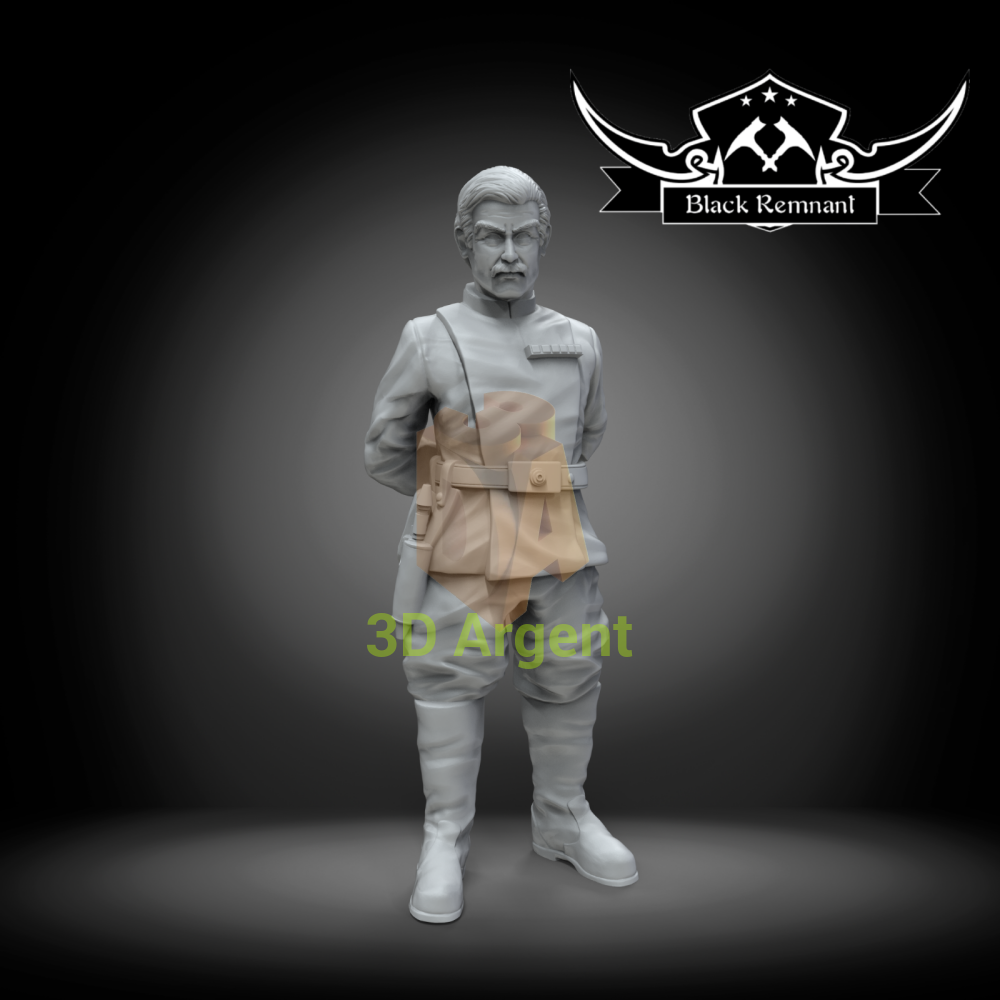 Wullf Yularen ISB Colonel - Star Wars Legion compati 3D Printed Resin Miniatures Toys & Games:Wargames &