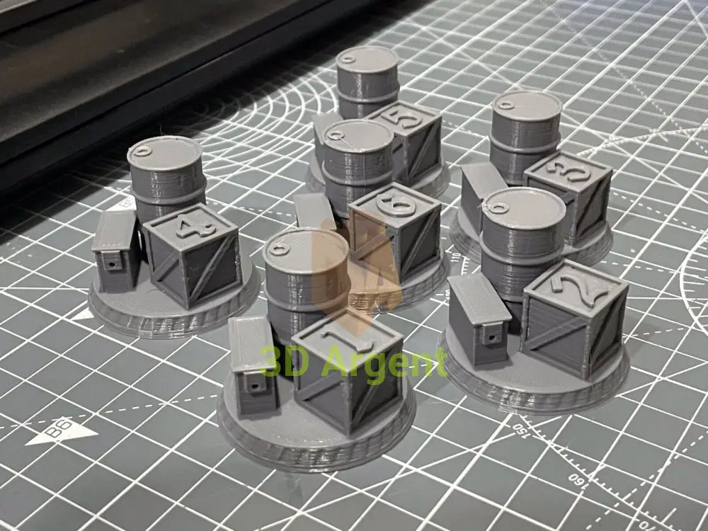 x6 Objective/location markers tabletop wargaming D&D bolt action 28 mm Toys & Games:Wargames &