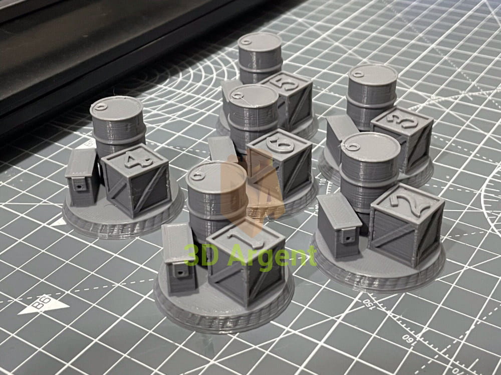 x6 Objective/location markers tabletop wargaming D&D bolt action 28 mm Toys & Games:Wargames &