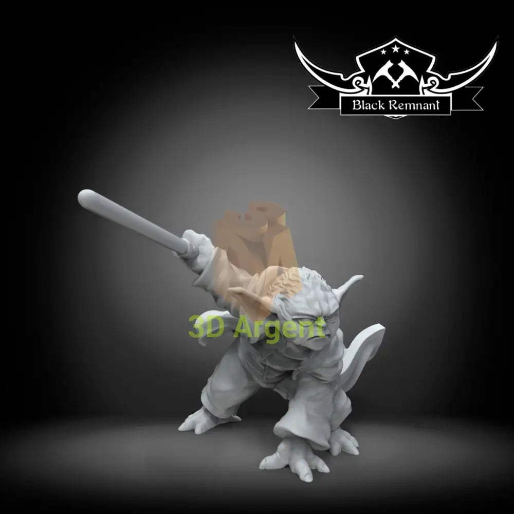 Yoda - Star Wars Legion compatible 3D Printed Resin Miniatures Toys & Games:Wargames & Role-Playing:Star Wars