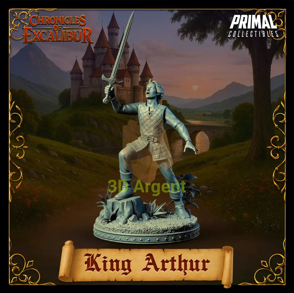 Young King Arthur - Fantasy compatible D&D DragonLance Miniatures Primal