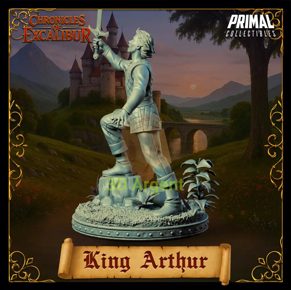 Young King Arthur - Fantasy compatible D&D DragonLance Miniatures Primal