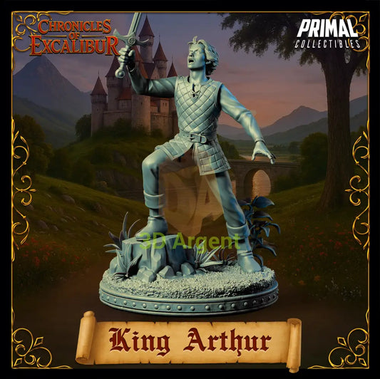 Young King Arthur - Fantasy compatible D&D DragonLance Miniatures Primal