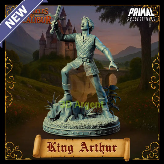 Young King Arthur - Fantasy compatible D&D DragonLance Miniatures Primal