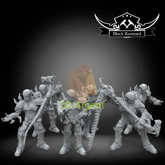 Yuuzhan vong warriors | Star Wars Legion Scale | 3D Printed Resin Miniature | Black Remnant Miniatures | 12K High