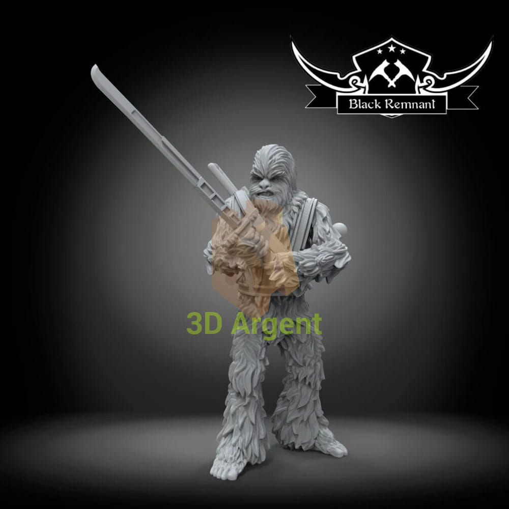 Zaalbar - Star Wars Legion compatible 3D Printed Resin Miniatures Toys & Games:Wargames & Role-Playing:Star Wars
