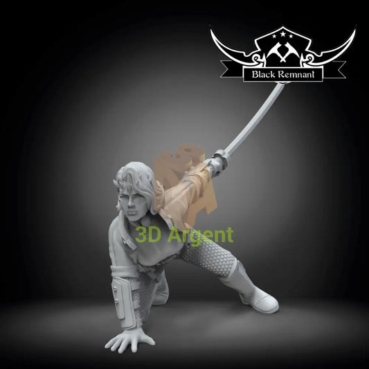 Zabrak Female Assassin - Star Wars Legion compatible 3D Printed Resin Miniatures Toys & Games:Wargames &