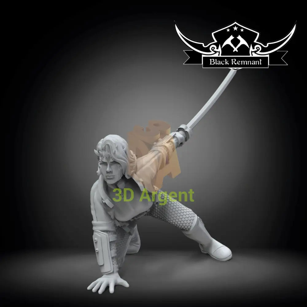 Zabrak Female Assassin - Star Wars Legion compatible 3D Printed Resin Miniatures Toys & Games:Wargames &