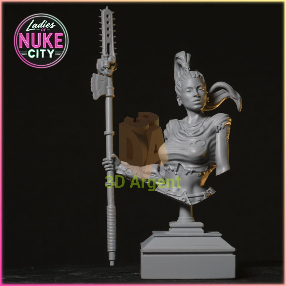 Zaria Havoc – Ladies of Nuke City – Gilmorestudio 3D Printed Resin Miniature