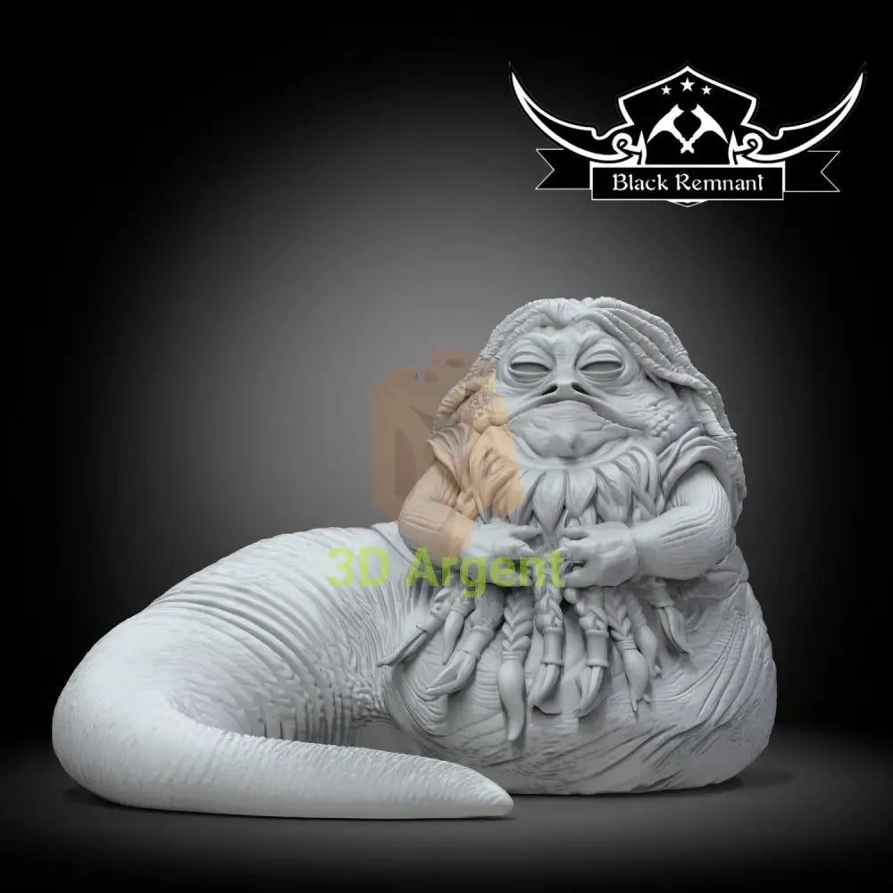 Zorba the Hutt – Star Wars Legion Scale 3D Printed Resin Miniature Toys & Games:Wargames & Role-Playing:Star Wars