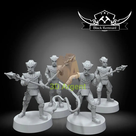 Zyggerian royal guards | Star Wars Legion Scale | 3D Printed Resin Miniature | Black Remnant Miniatures | 12K High